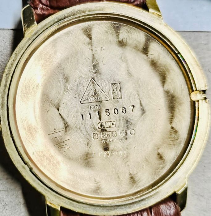 Omega de aur 9k mecanic conditie excelenta