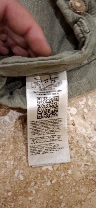 Мъжки ленени панталони бермуди Guess 32 M