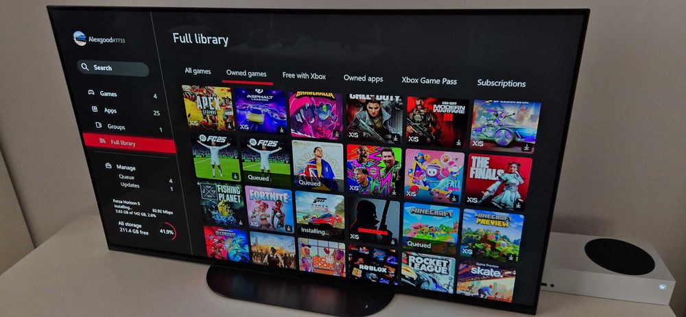 X-BOX SERIES s 512GB +jocuri cumpărate