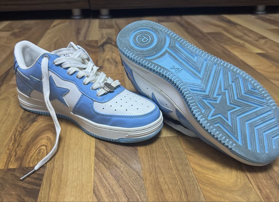 Adidasi bape sta baby blue