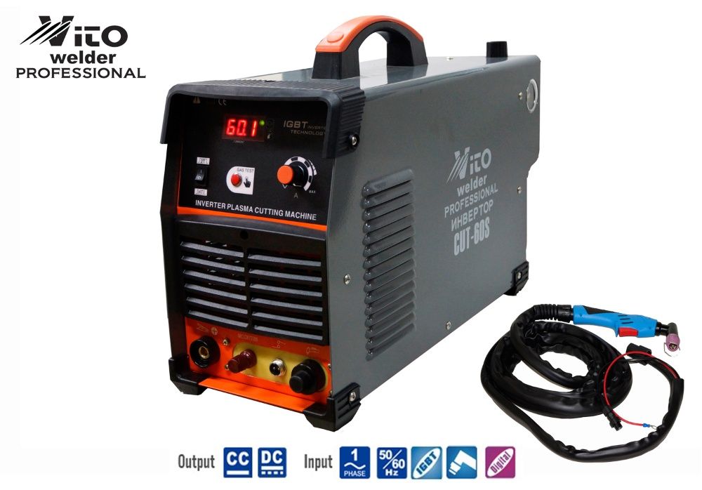 Инверторни IGBT МАШИНИ за Плазмено Рязане VITO CUT 60 - МОНОФАЗНИ -
