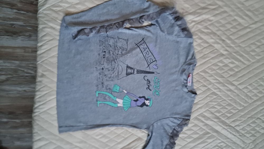 Детски  блузи и дънки за момиче с дълъг ръкав, суитчър, елече