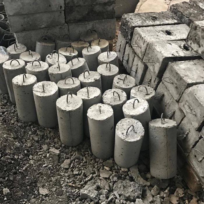 Бетонные блоки 25 кг / противовесы