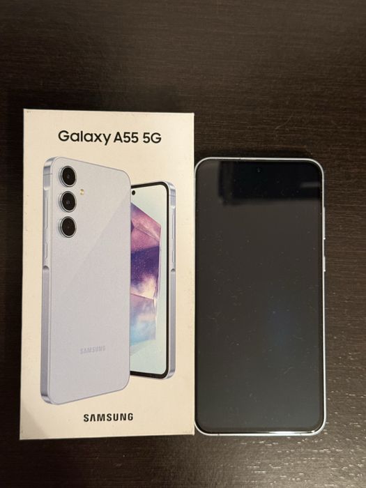 Vând Samsung Galaxy A55 5G 128GB / 8GB RAM – ca nou, cutie + factură