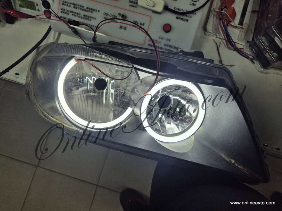 Бели Cotton LED Angel Eyes-Ангелски очи BMW E90/E91 Pre-facelift Reflector White Е90/Е91