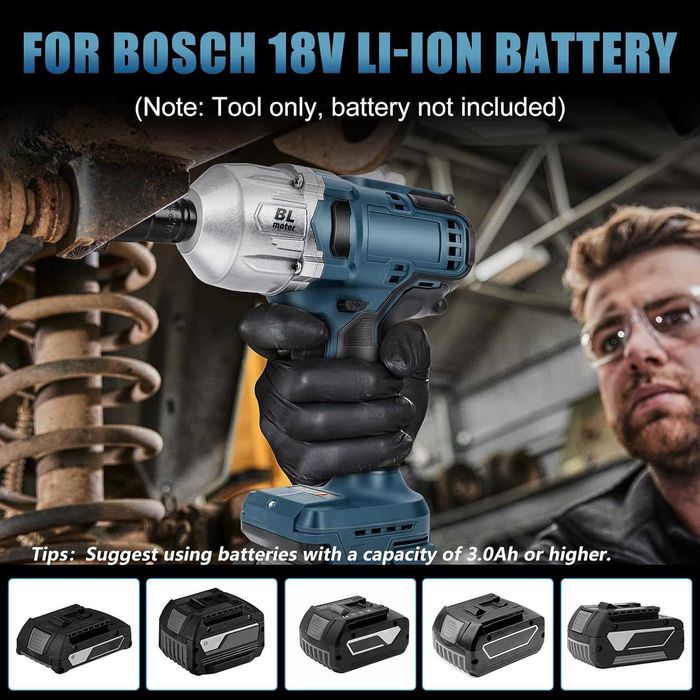 Impact brushless 1000 Nm, pt bateri BOSCH GBA, REDUS de la 725RON