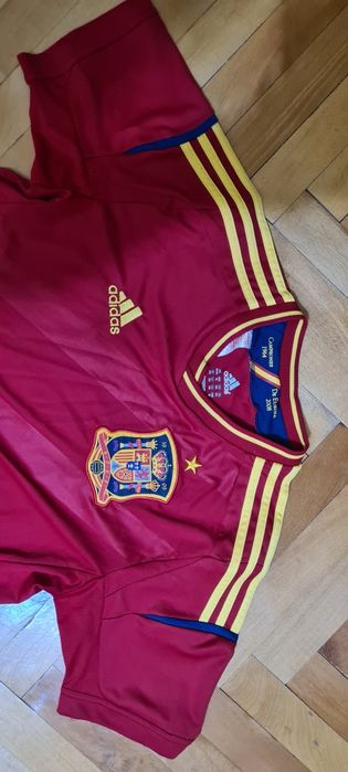 Tricou Spania nationala Adidas original marimea M 15-16 ani