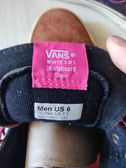 Vans unisex, piele+textil, 38, US 7.5, mid ankle