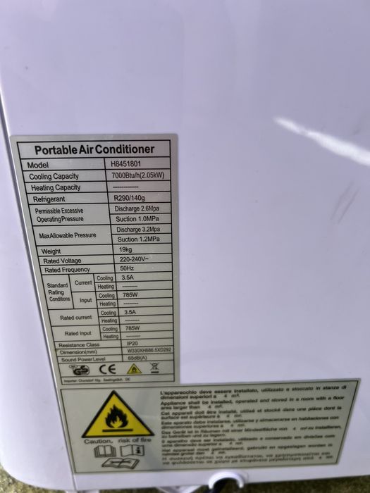 Мобилен климатик Corodo