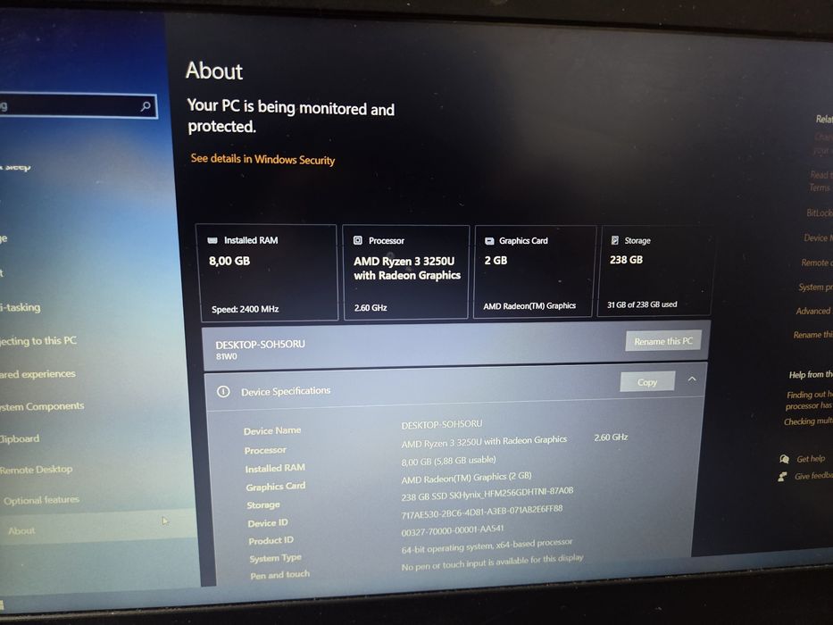 Schimb/vând Laptop Lenovo idepad3slim