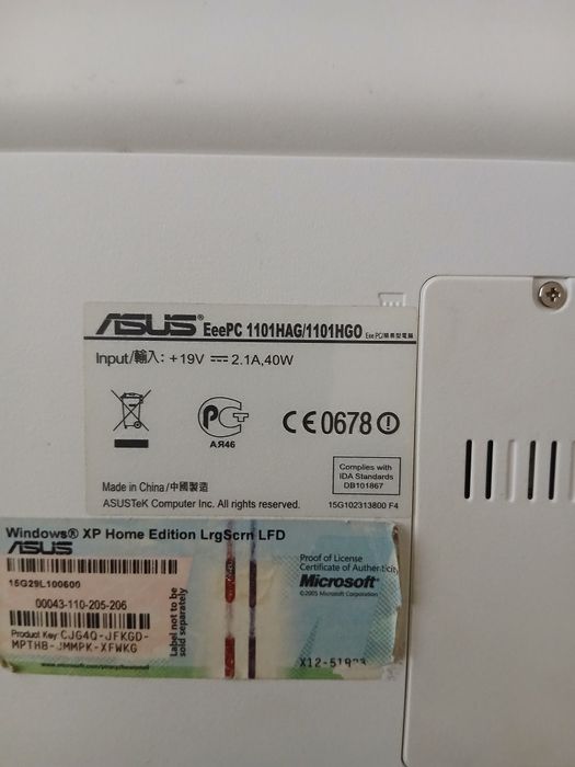 Asus EeePC 1101HAG