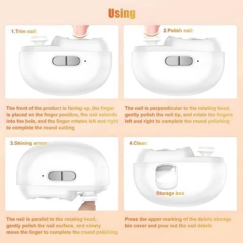 Триммер для ногтей !!! 2 в 1