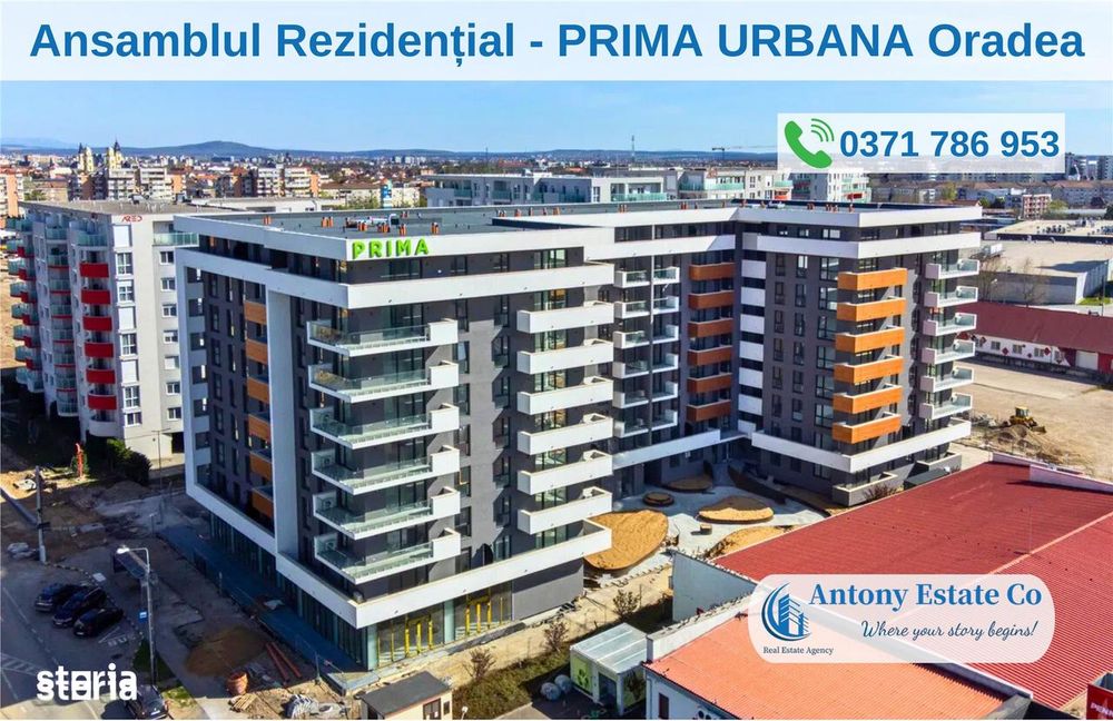 PRIMA URBANA Apartamente noi 3 camere - pret dezvoltator, Iosia
