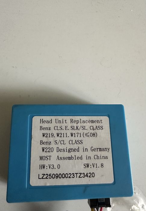 Canbox A69 адаптер оптики mercedes.