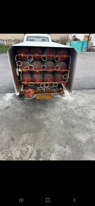 Metan gaz balonli arava