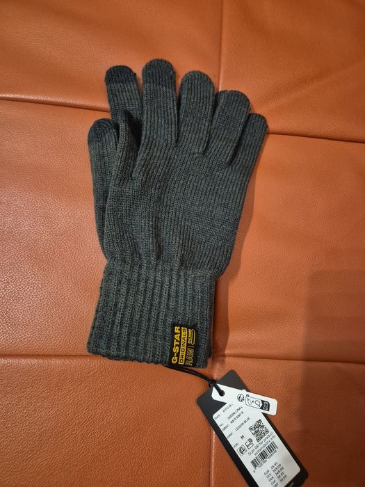 Manusi bleumarin/gri inchis pentru barbati, marca G-Star RAW, noi