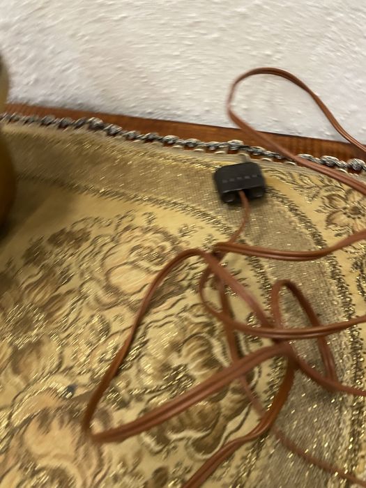 Стара френска лампа от месинг