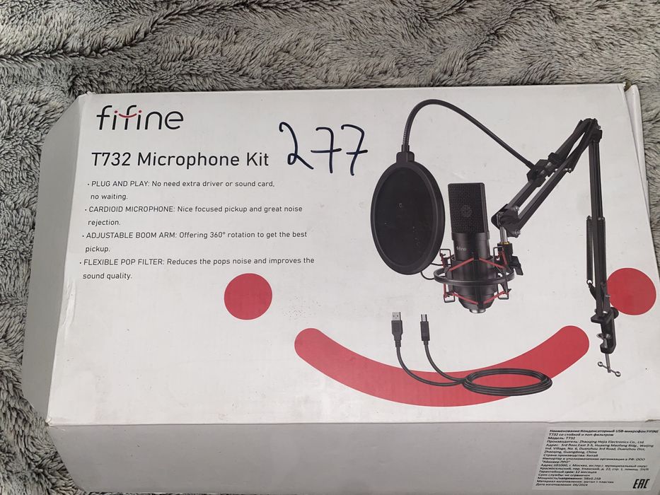 Микрофон Fifine T732 профессиональный