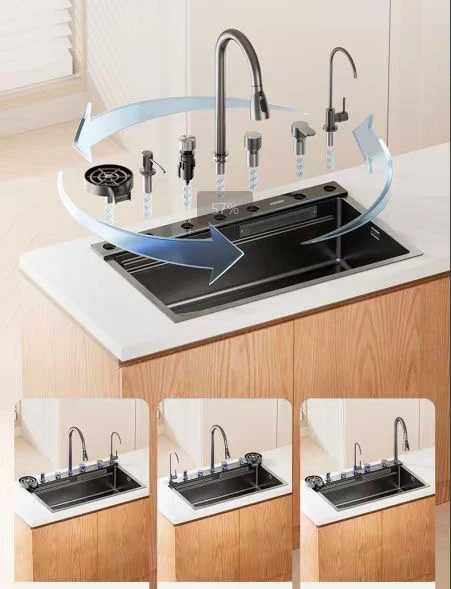 Мултифункционална кухненска мивка с опция за пълно персонализиране