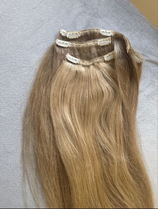 Extensii de par natural clip on , russian hair