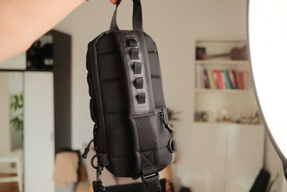 Geantă de umăr, neagră, crossbody