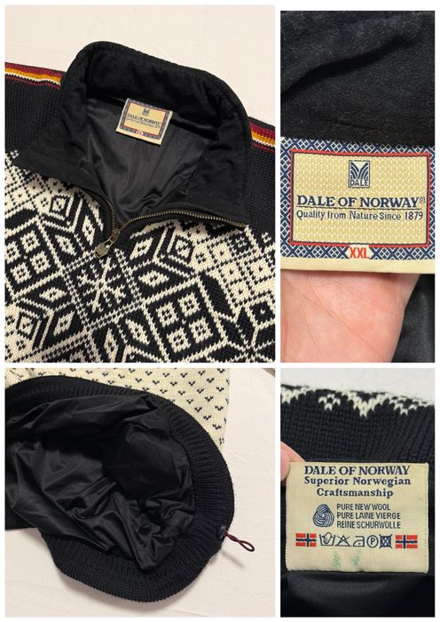 Pulover DALE OF NORWAY (XXL barbat) lana windstopper gros iarna bluzon