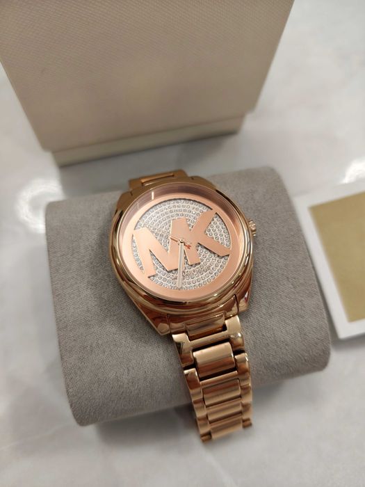 Michael Kors Janelle Дамски Часовник 42мм Кварцов с Розова Метална Верижка