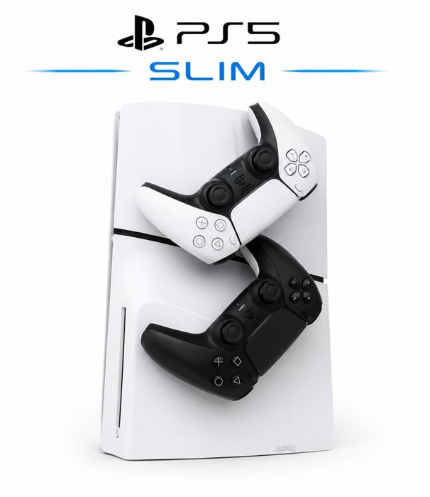 PlayStation 5 Slim + 2 геймпада + GTA 5 + FC 25 + RDR2
