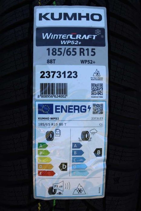 Anvelope iarna noi 185/65R15 88T Kumho (Korea)