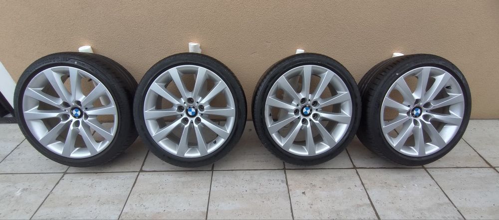 Set roti BMW 5x120 R18 cu anvelope de vara