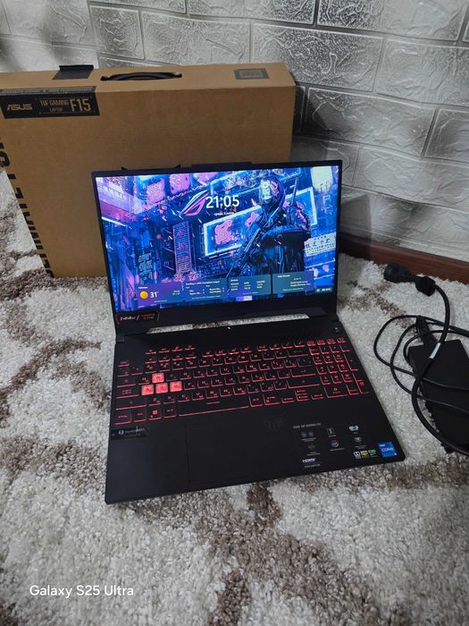 Игровой RTX 3050 12 Ядер ноутбук асус таф гейминг
