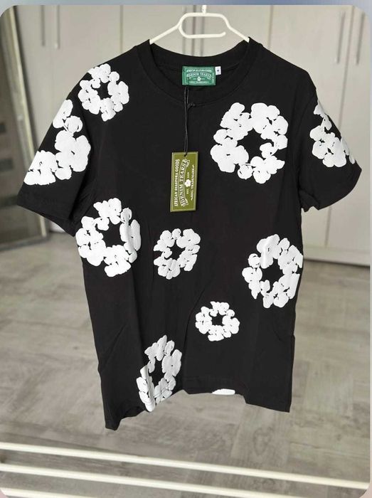 Tricou Denim Tears off white Amiri essentials