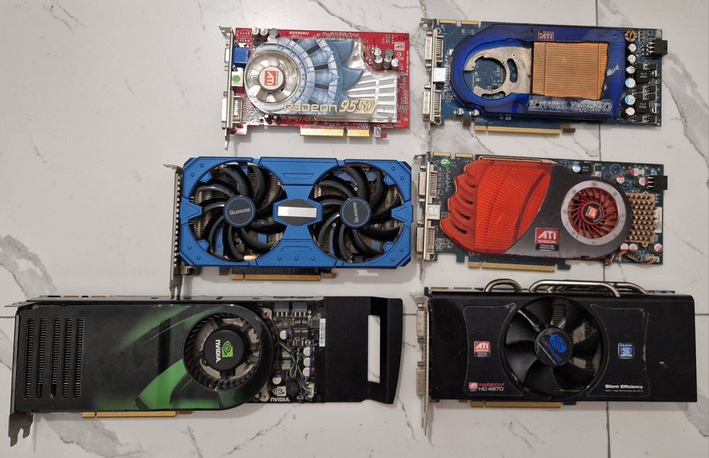 Lot placi video AMD NVIDIA AGP PCI-E