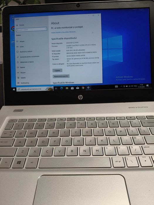 Laptop HP i5, 8GB RAM, stare bună, perfect pentru școală