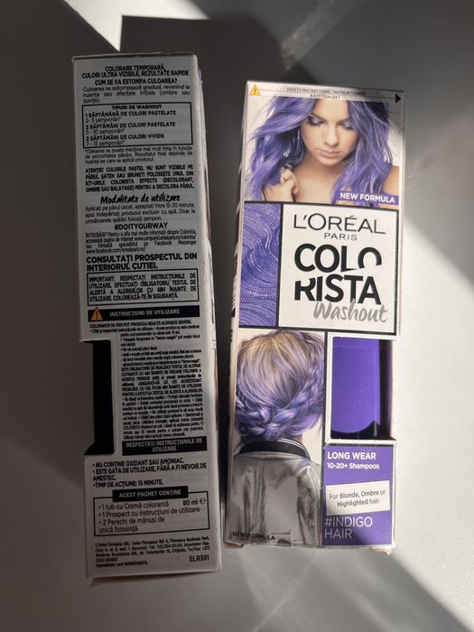 Vopsea L’oreal Colorista Washout nuanta Indigo