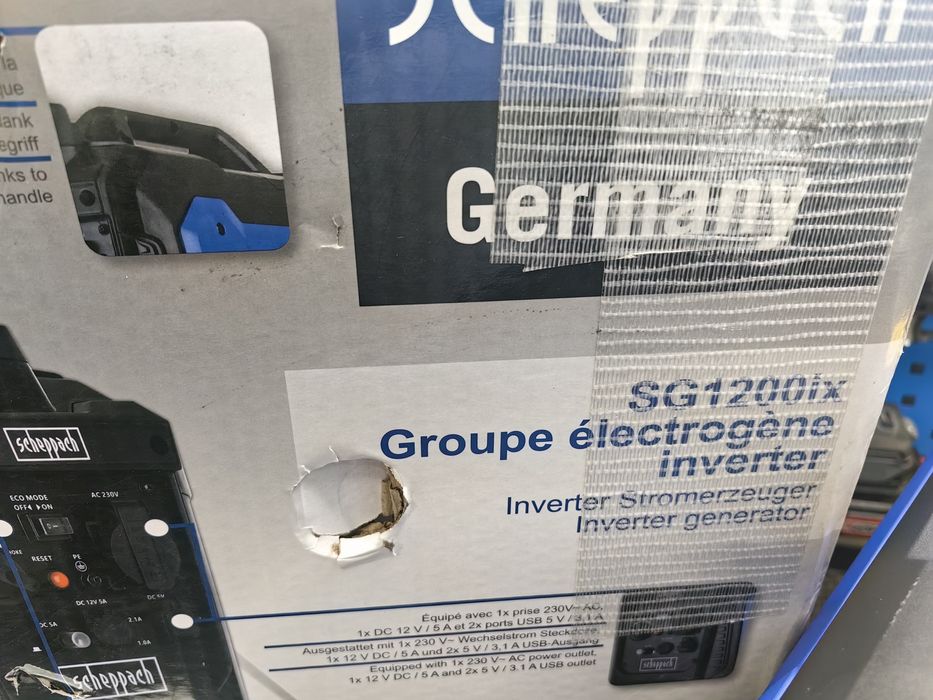 Scheppach SG1200ix нов инверторен генератор