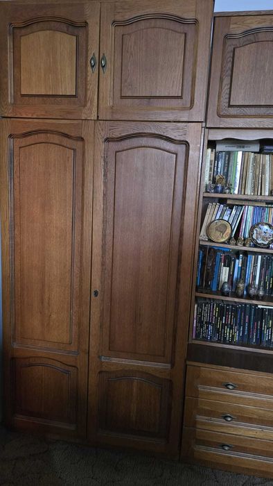 Mobila vintage lemn - 5 module, fag