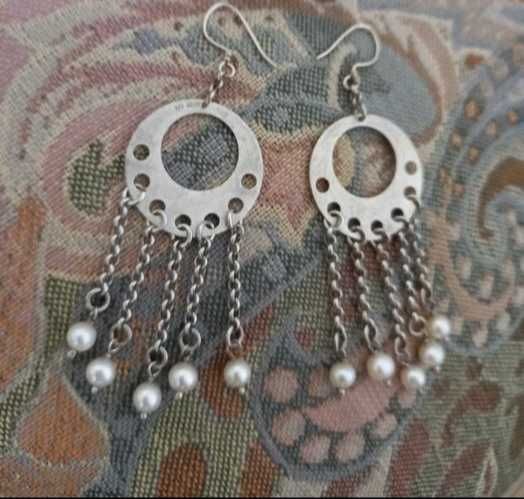 Cercei vechi argint etnici