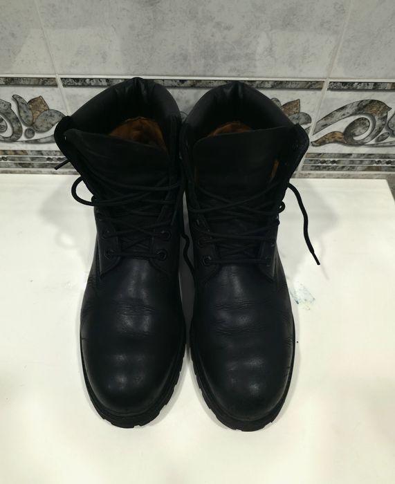 Мъжки боти Timberland, 44.5 (29.5см), Черни, Кожа