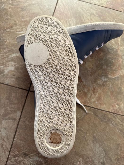 GUCCI incaltaminte, sneakers piele marimea 40 / 40.5 ( 6 UK ) interior 26 cm, culoare albastru