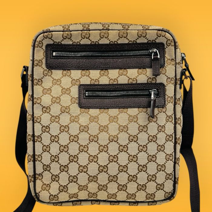 Gucci GG Canvas Shoulder Bag мъжка чанта за през рамо