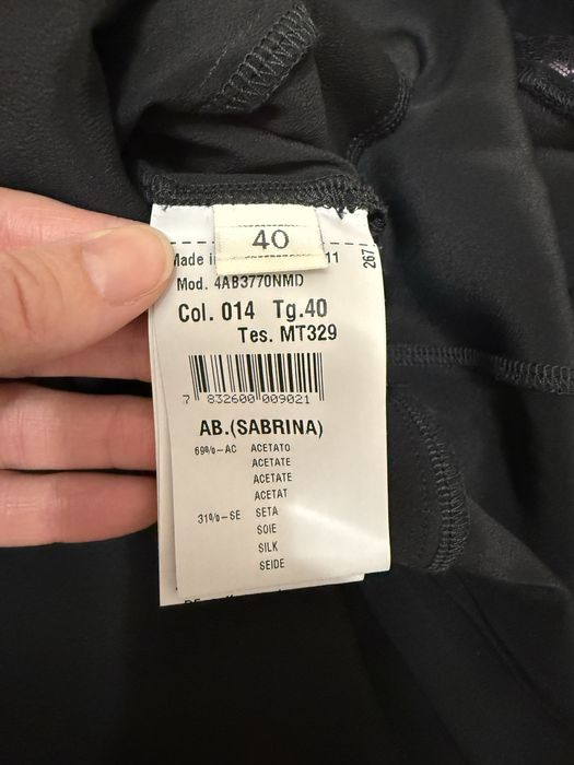 Фантастична малка черна рокля MASONS коприна, размер 40