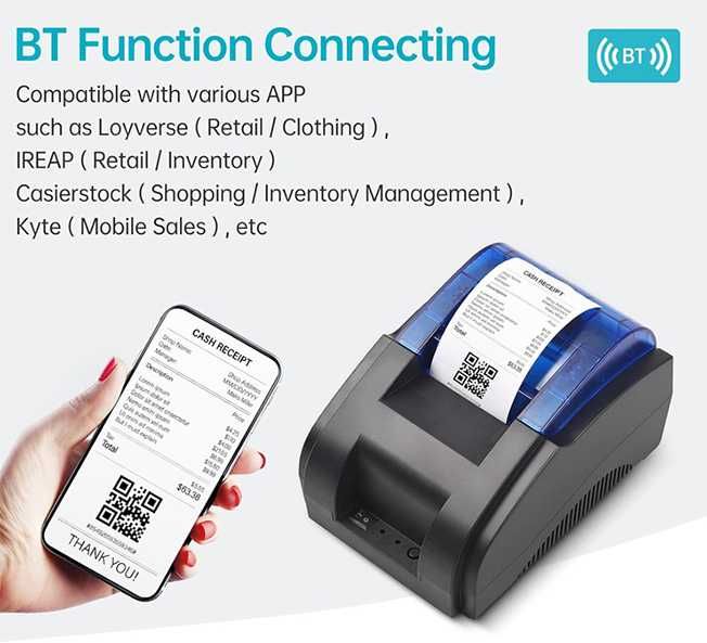 Кухненски Принтер Bisofice с USB и BT functions