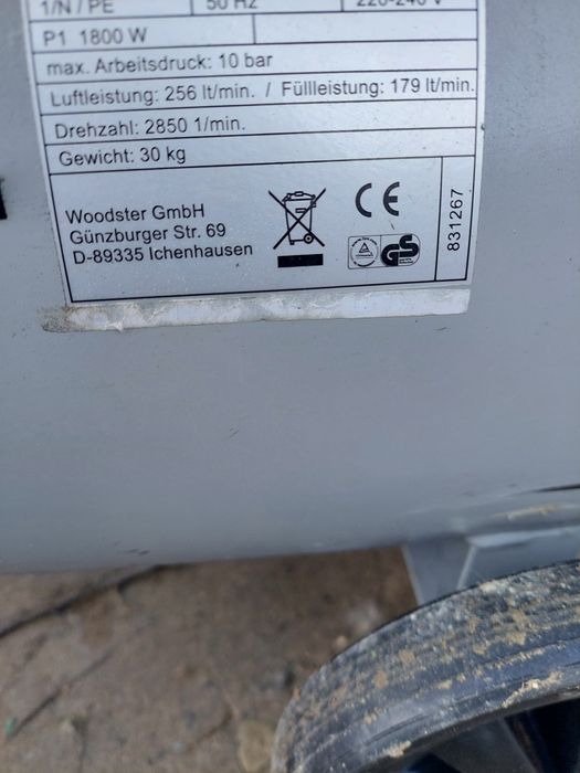 Compresor aer 50 litri.