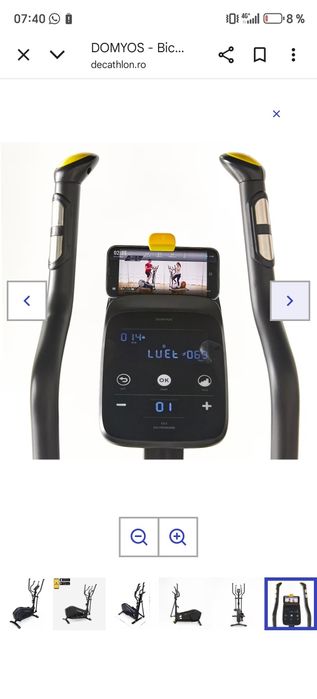 Aparat fitness aproape nou.