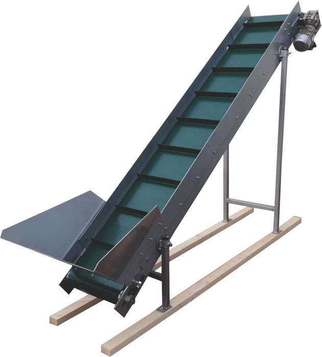 Banda transportoare cu jgheab