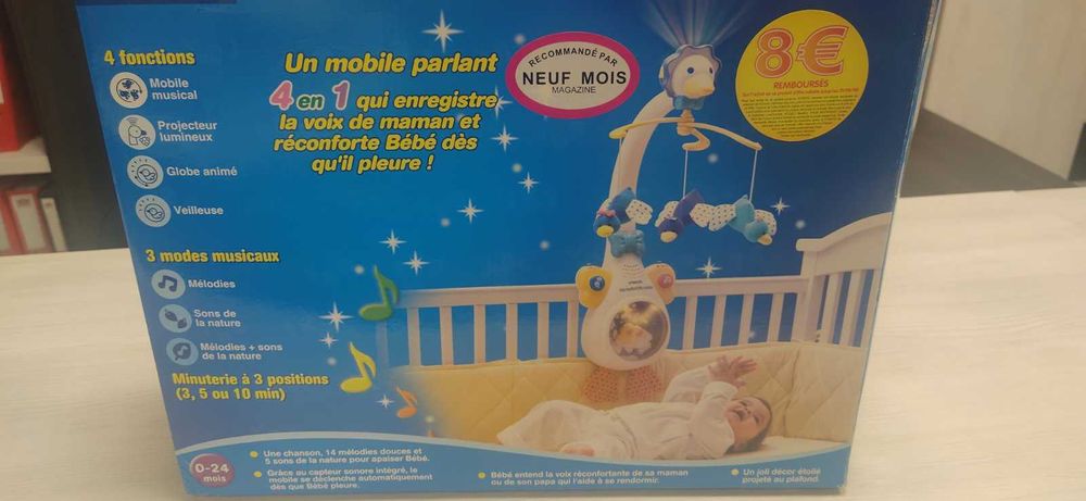 Детска музикална въртележка за легло VTech baby