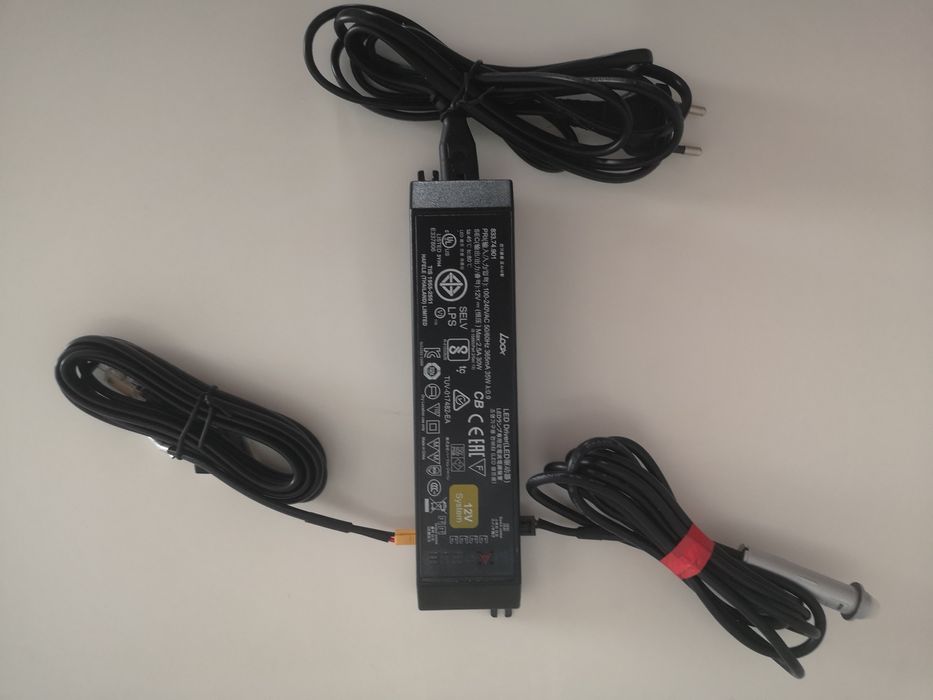 Sursa Led 12v Hafele 30w  cu senzor de prezenta, cablu led și cablu al