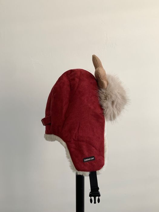 Ушанка с рогами универсальная