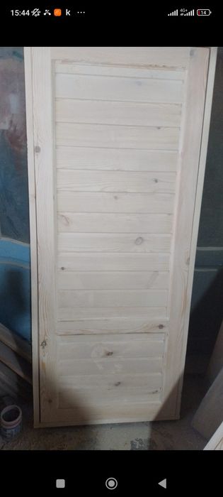 Банные двери из дерева